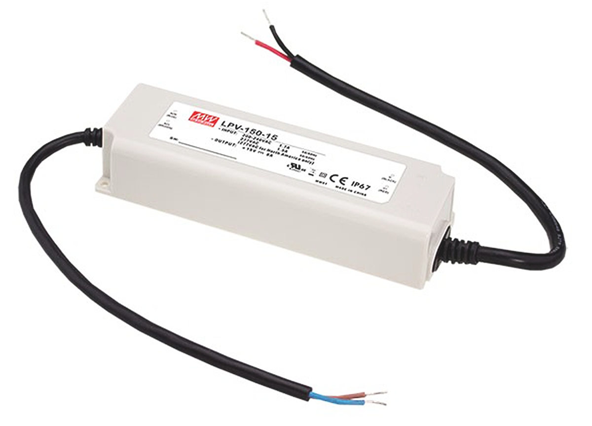 MEAN WELL LED Driver, 15V Output, 120W Output, 0 → 8A Output, Constant Voltage