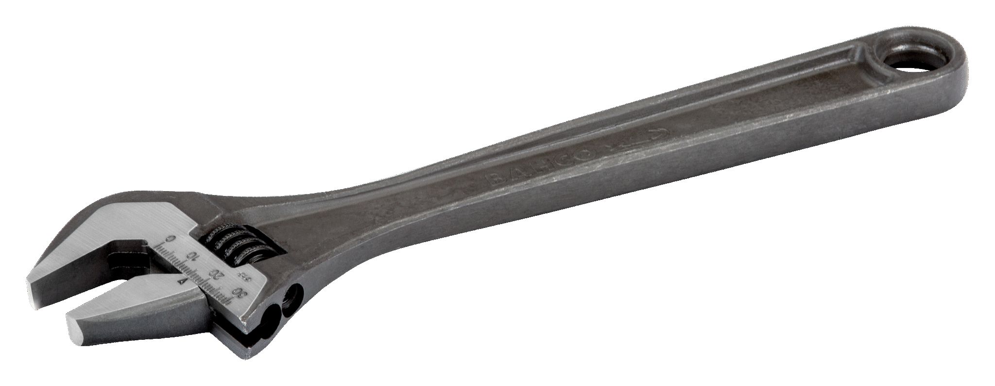 Bahco Adjustable Spanner, 380 mm Overall, 44mm Jaw Capacity, Metal Handle