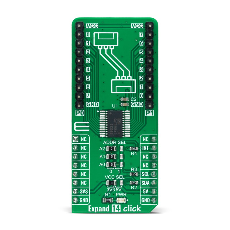 Brand-Rex Expand 14 Click I/O Expander Communication Board Board