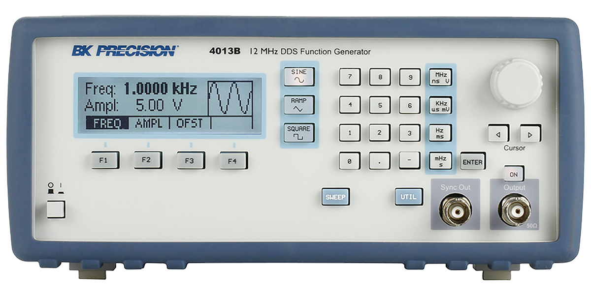 BK Precision 4013B Function Generator, 0.1Hz Min, 12MHz Max, Variable Sweep