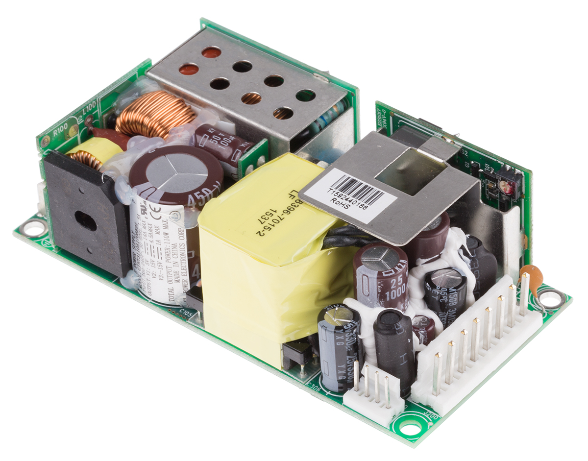 SL Power / Advanced Energy Switching Power Supply, CINT3110A1708K01, 5 V dc, ±15 V dc, 14.0A, 80W, 1 Output, 90