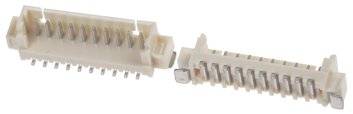 Molex PicoBlade Series Straight Surface PCB Header, 10 Contact(s), 1.25 mm Pitch, 1 Row, Shrouded
