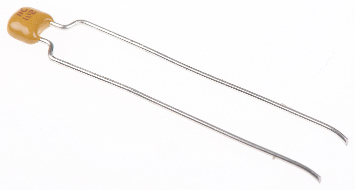 Vishay 1nF Multilayer Ceramic Capacitor MLCC, 50V dc V, ±10% , Through Hole