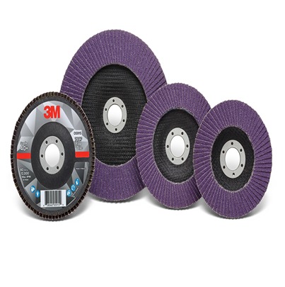 3M 769F Ceramic Flap Disc, 180mm, 40+ Grade, 5 in pack