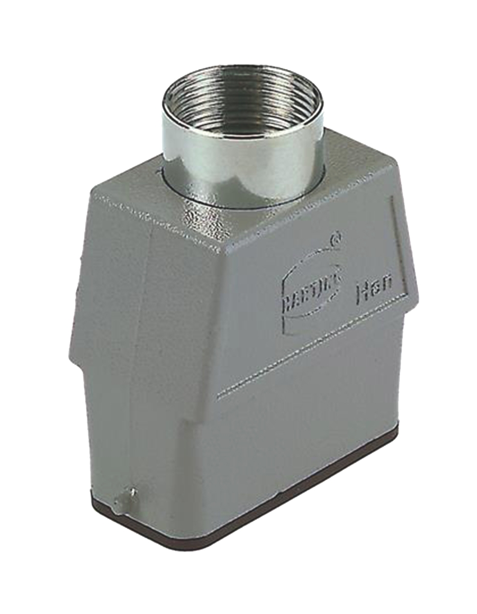 HARTING Han A Heavy Duty Power Connector Hood, PG21 Thread, Top Entry