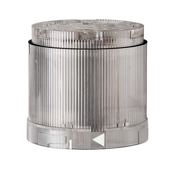 Werma 843 Series White Flashing Effect Signal Tower for Use with Signal Tower, 24 V dc, LED Bulb, Vdc, IP54