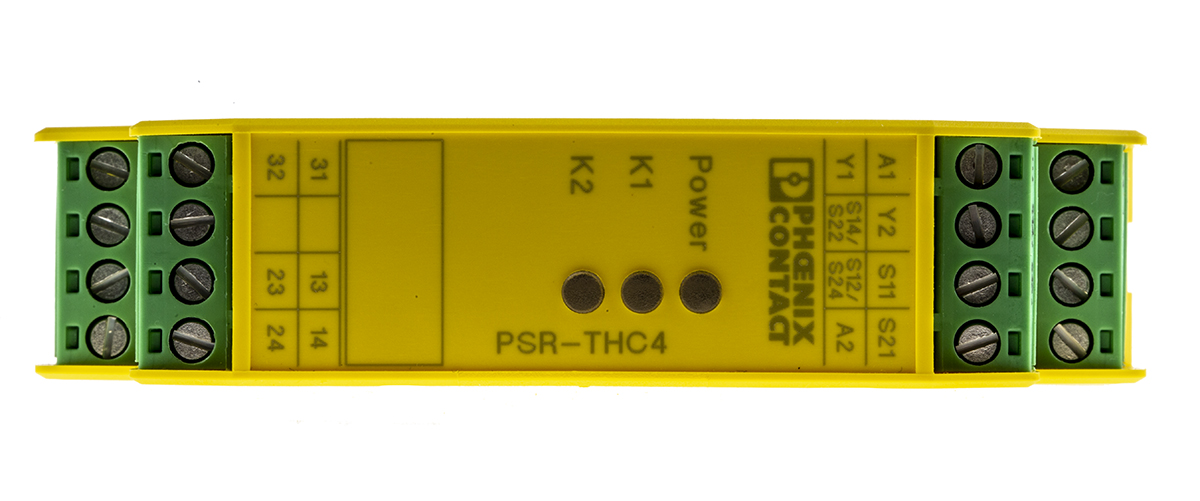 Phoenix Contact PSRclassic PSR-SCP- 24UC/THC4/2X1/1X2 1 Auxiliary Contacts Safety Relay 24V ac/dc, Dual-Channel 2