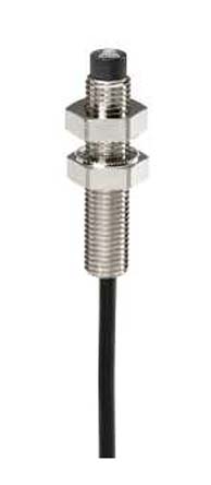 Telemecanique Sensors Inductive Threaded Barrel Proximity Sensor, M8, 1.5 mm Detection, PNP NO, 12 → 24 V dc