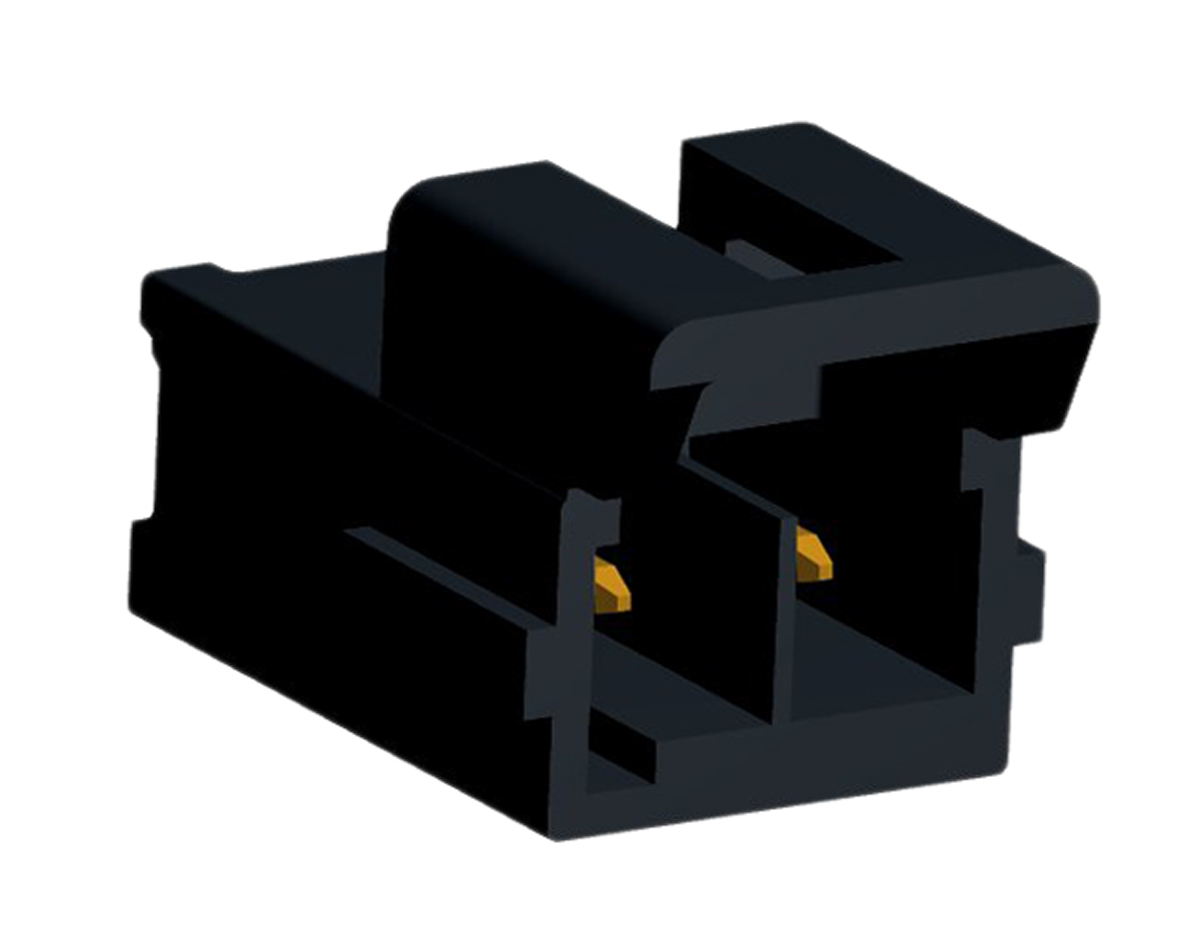 Molex Ultra-Fit Series Straight Through Hole PCB Header, 2 Contact(s), 3.5 mm Pitch, 1 Row, Shrouded