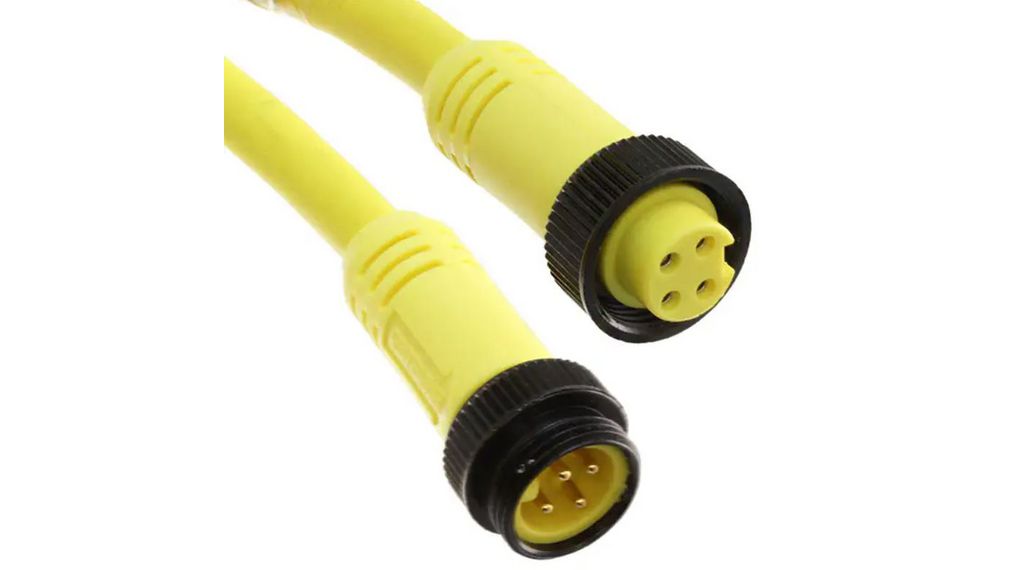 Molex Male Female Cordset, 15 m