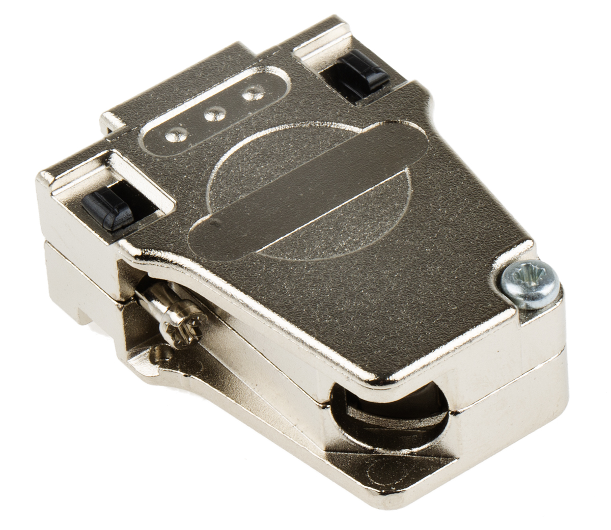 Phoenix Contact DSSC Series Die Cast Zinc Right Angle D Sub Backshell, 9 Way, Strain Relief