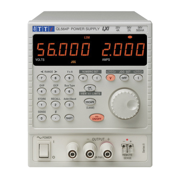 Aim-TTi QL Series II Series Digital Bench Power Supply, 0 → 56V, 0 → 2A, 1-Output, 112W - UKAS Calibrated