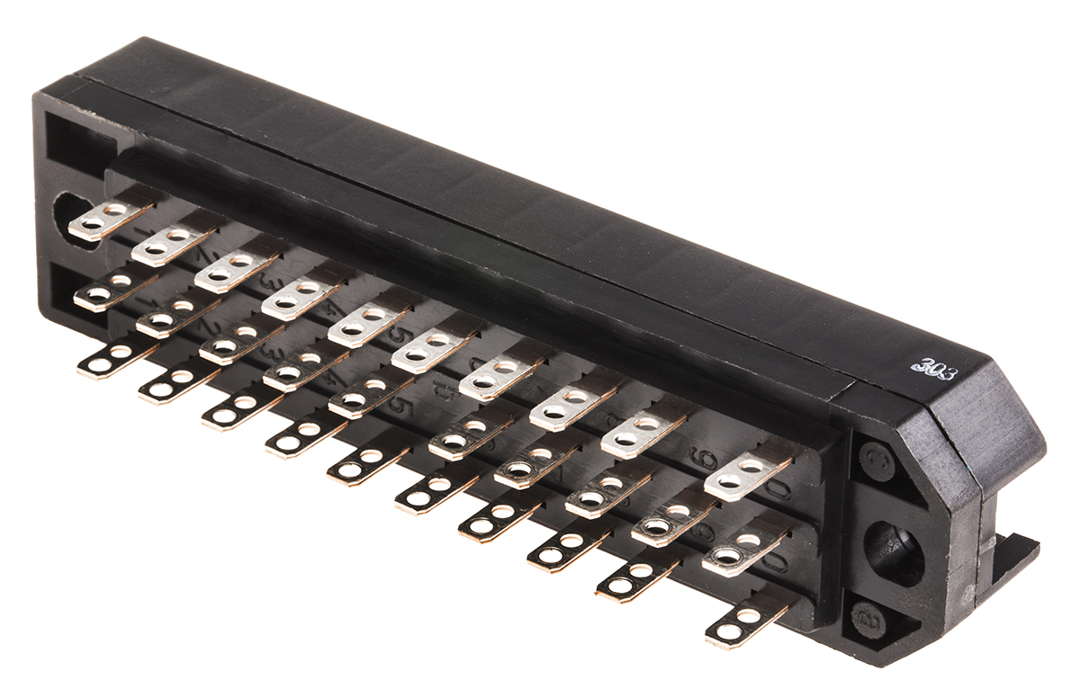 TE Connectivity RP622 30 Way, Straight Rectangular Connector, Socket