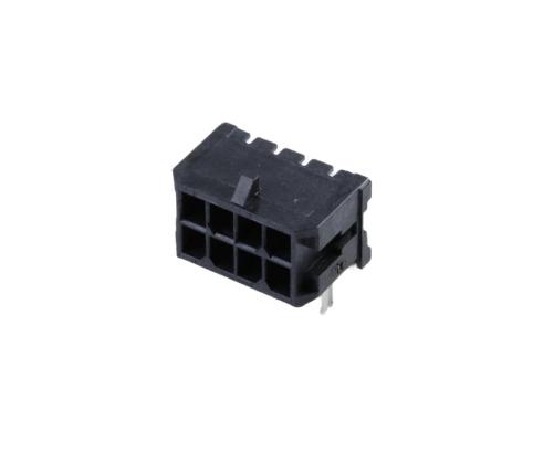 Molex 43045 Series Right Angle Surface Mount PCB Header, 8 Contact(s), 3 mm Pitch, 2 Row, Shrouded