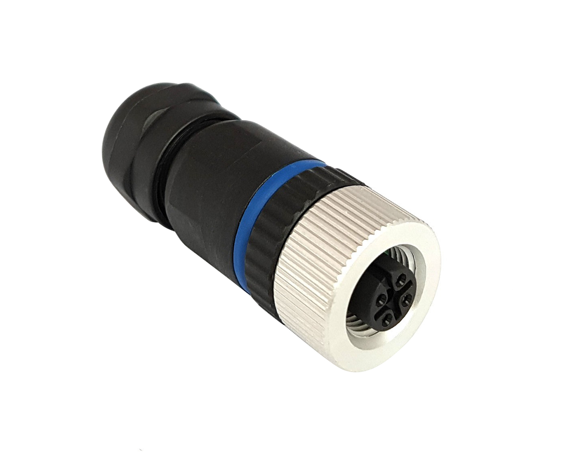 Bulgin Circular Connector, 5 Contacts, Panel, M12 Connector, Socket, Female, IP67, Buccaneer M12 Series