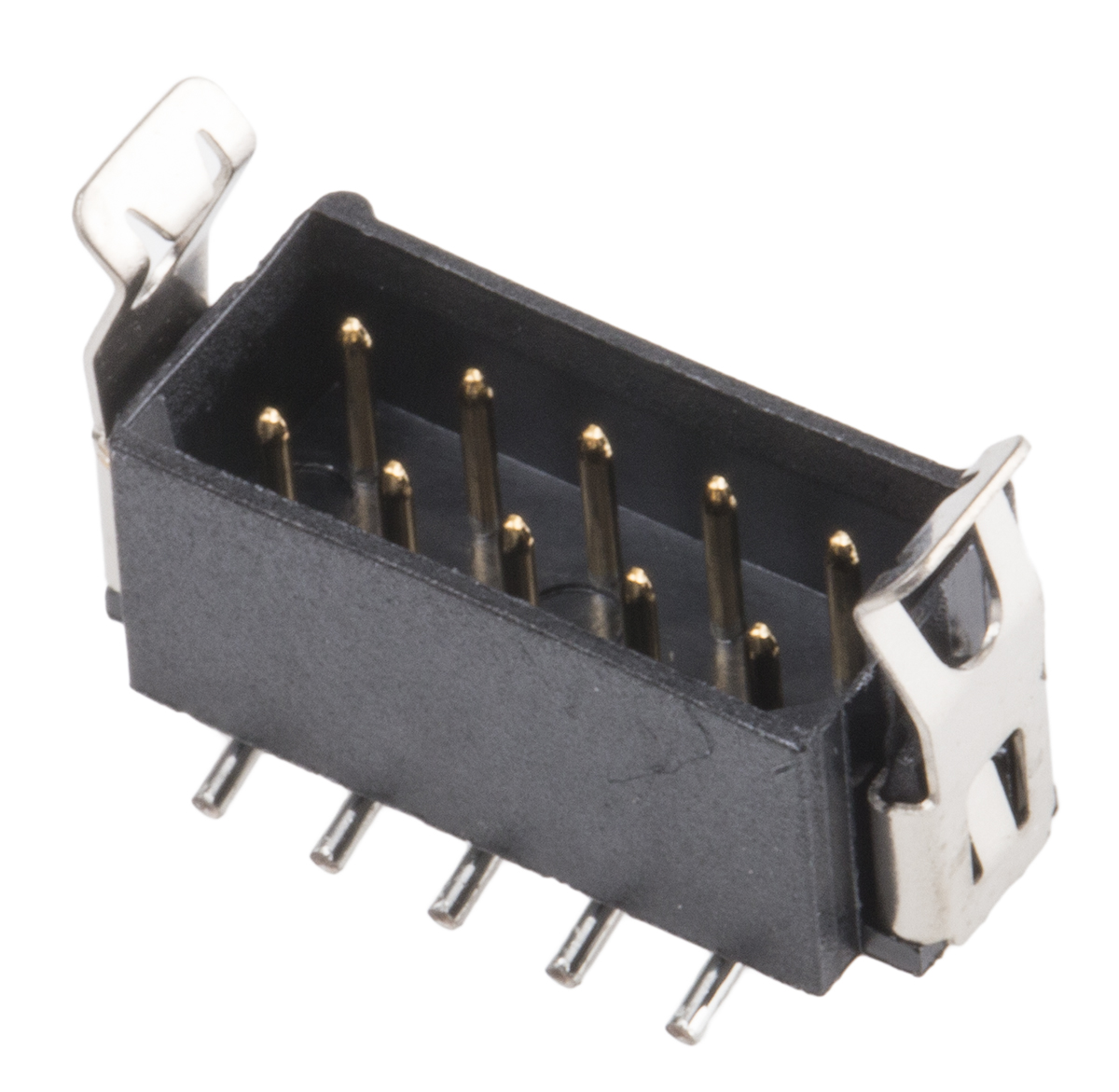 HARWIN Datamate L-Tek Series Right Angle Surface PCB Header, 10 Contact(s), 2 mm Pitch, 2 Row, Shrouded