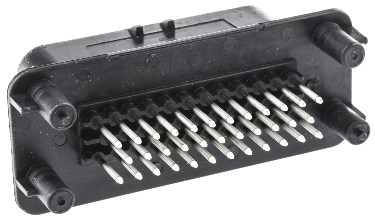 TE Connectivity, AMPSEAL Automotive Connector Plug Black Panel Mount 35 Way, Solder Termination 1-776230-1