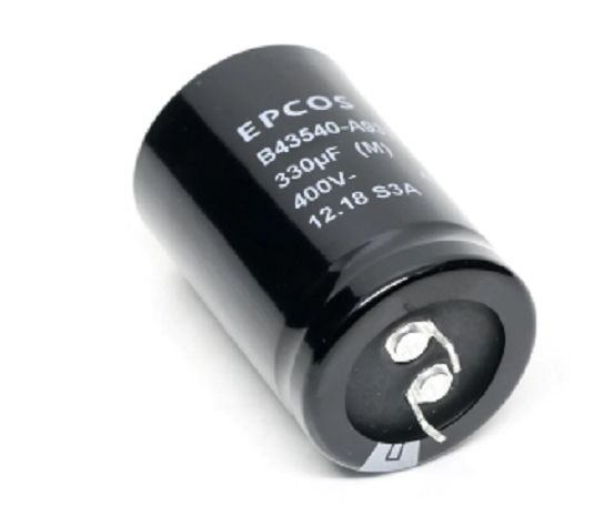 EPCOS 330μF Aluminium Electrolytic Capacitor 450V dc, Snap-In - B43545B5337M060