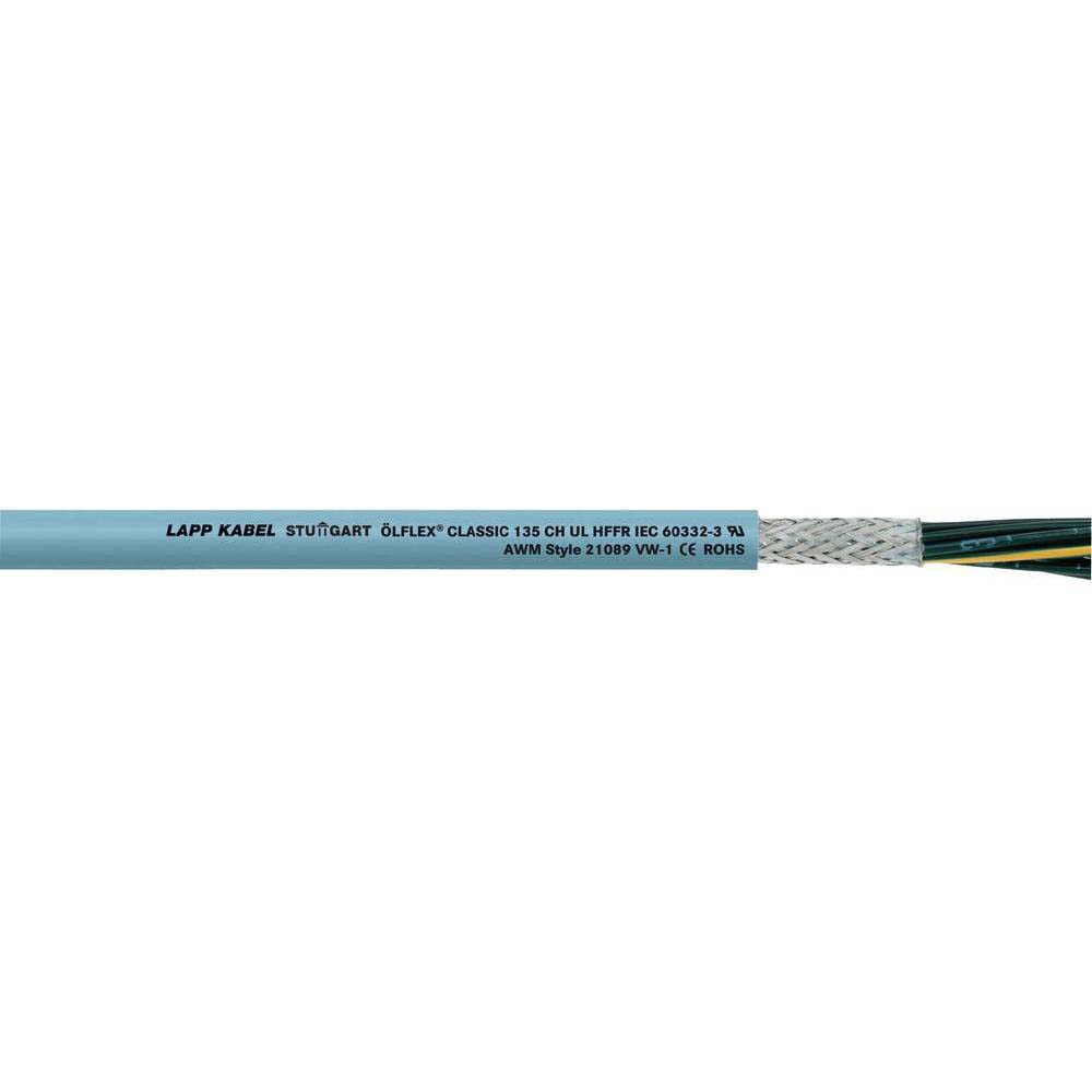 Lapp ÖLFLEX CLASSIC 135 CH Control Cable, 4 Cores, 2.5 mm² CSA 13 AWG, Screened, 50 m, Grey Zero Halogen Sheath