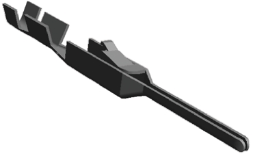 TE Connectivity AMPMODU MTE Series Male Crimp Terminal, 26AWG Min, 22AWG Max