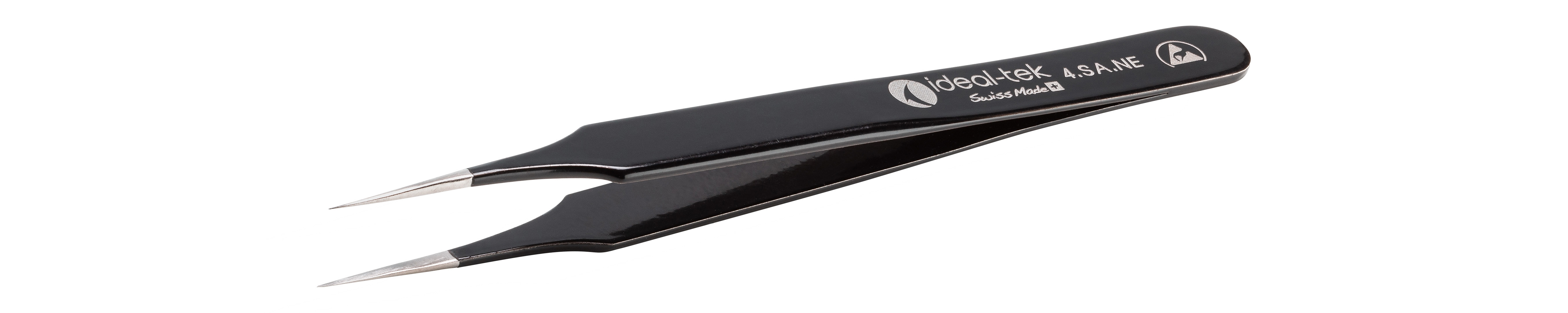 ideal-tek 110 mm, Polyester (Handle), Stainless Steel (Body), ESD Tweezers