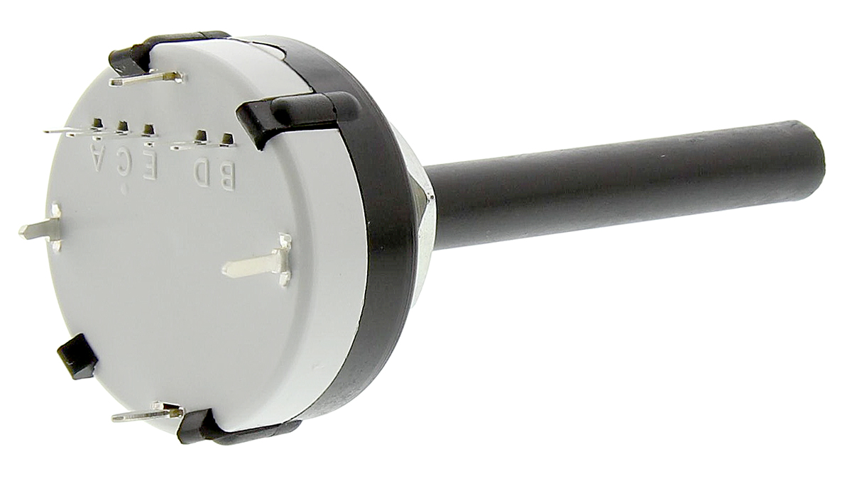 Lorlin, 16 Position, BCD Rotary Switch, 150 mA @ 250 V ac, Through Hole