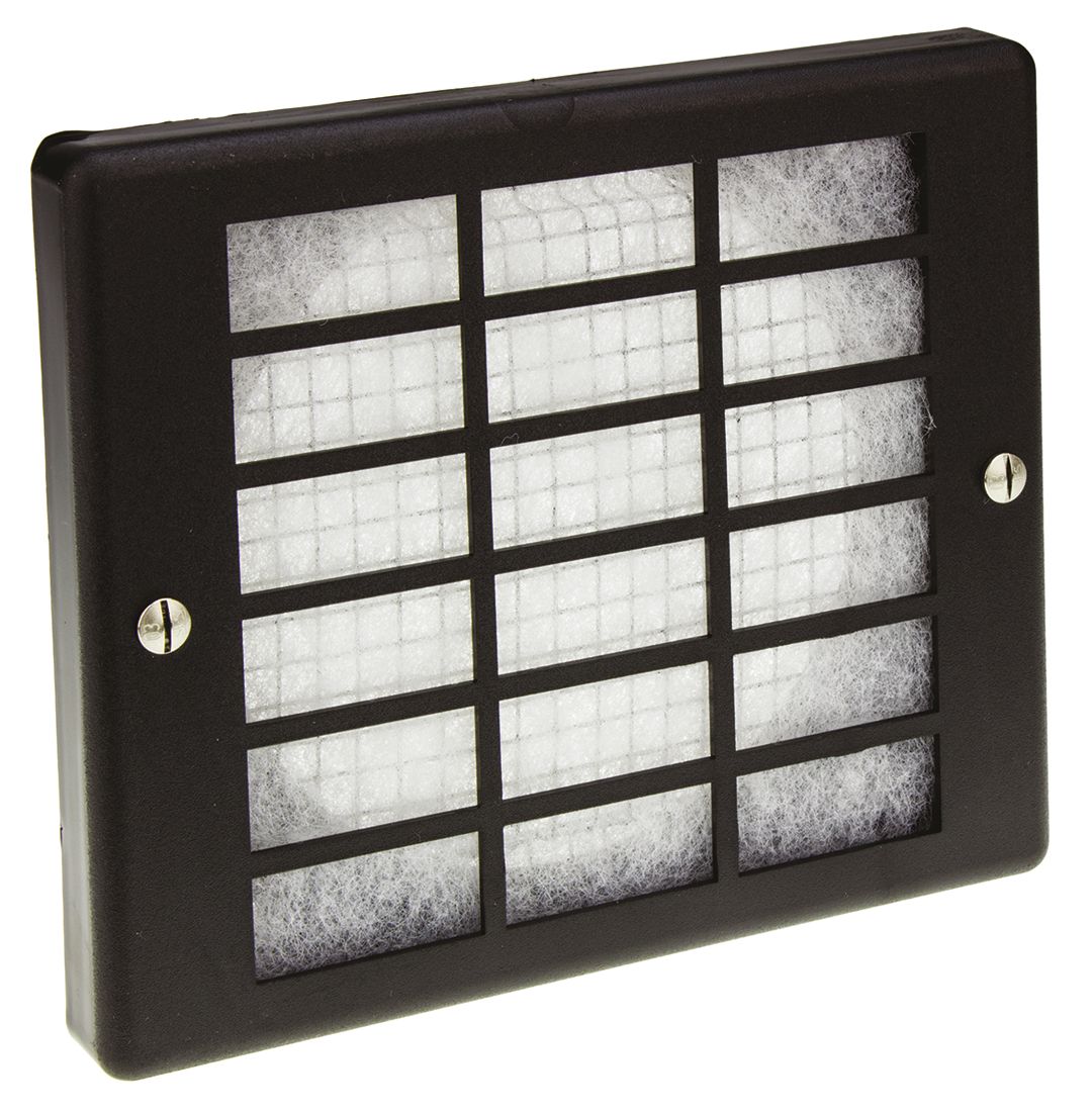 ebm-papst Fan Filter for 120mm Fans, PC, Synthetic Fibre Filter, Steel Frame, 162 x 136mm