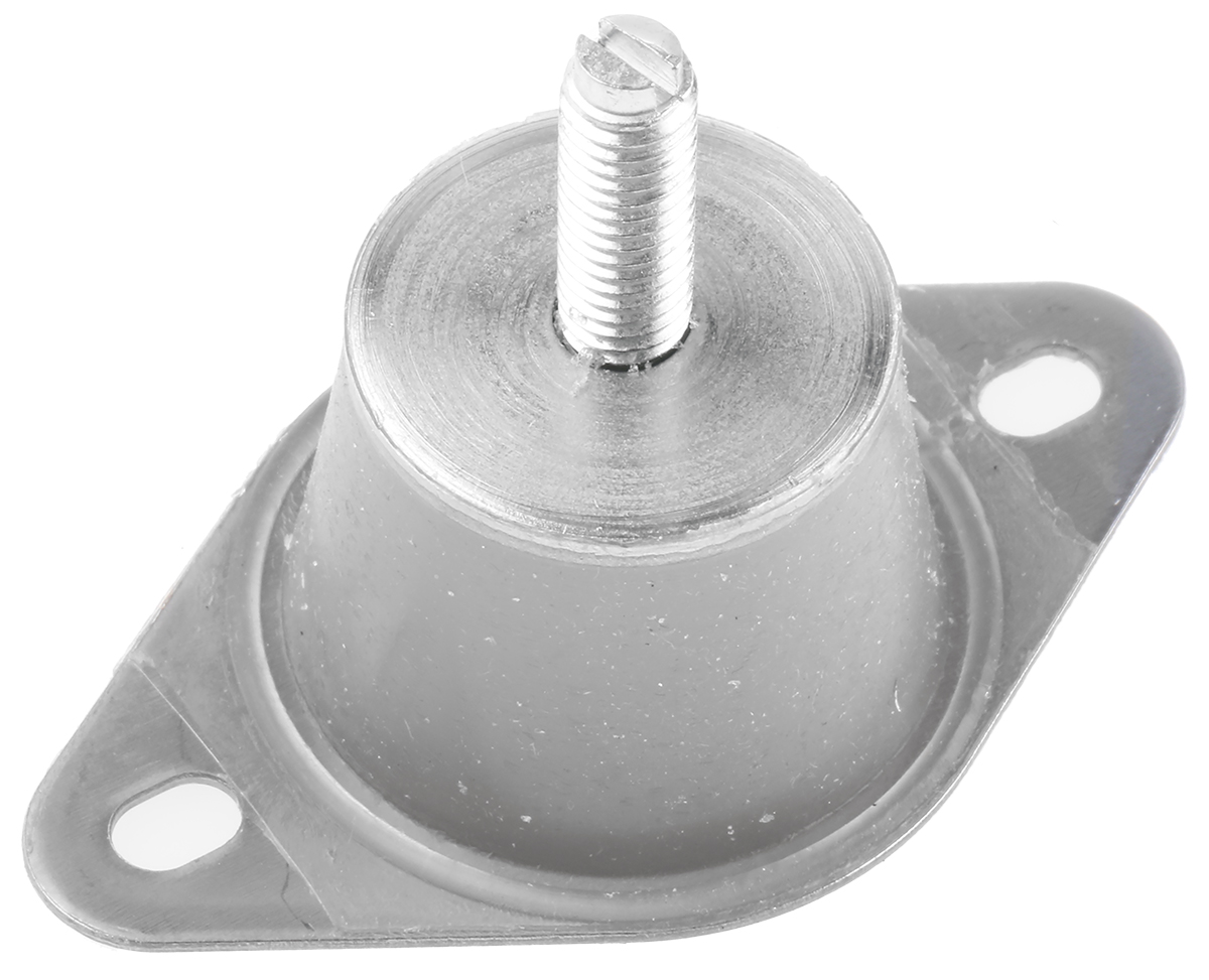 Taica Cylindrical M6 Anti Vibration Mount, Male Buffer Foot