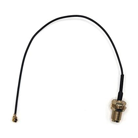 Mueller Electric AI Series Male RP-SMA to Male UFL, 6 in 50 Ω