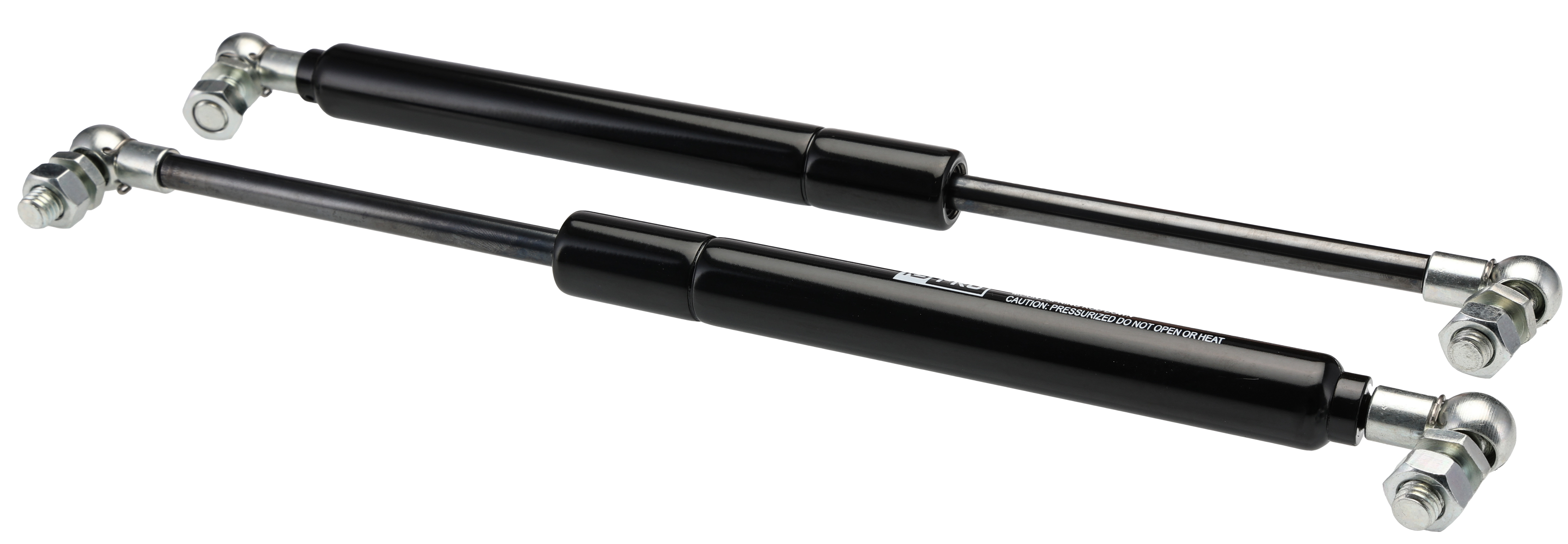 RS PRO Steel Gas Struts, with Ball & Socket Joint, 300.0mm Extended Length, 100.0mm Stroke Length
