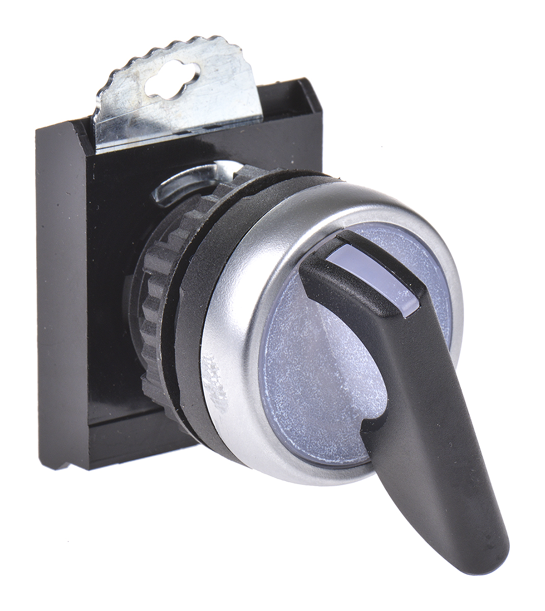 BACO BACO Series 2 Position Selector Switch Head, 22mm Cutout, Black Handle