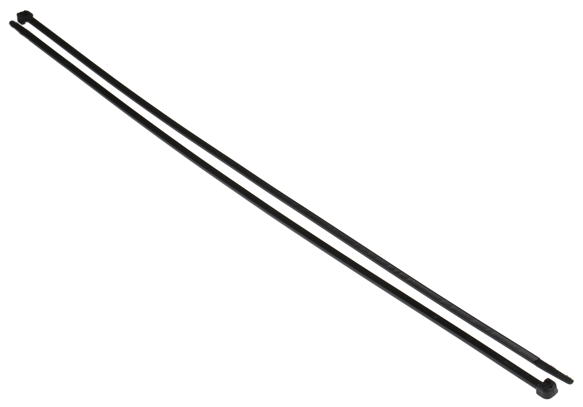 Legrand Cable Tie, 360mm x 3.5 mm, Black Nylon, Pk-100