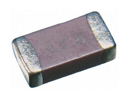 KEMET 10nF Multilayer Ceramic Capacitor MLCC, 50V dc V, ±10% , SMD