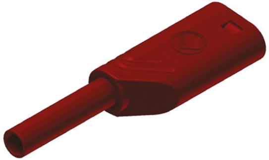 Hirschmann Test & Measurement Red Male Banana Plug, 2mm Connector, Solder Termination, 10A, 1000V ac/dc, Gold Plating