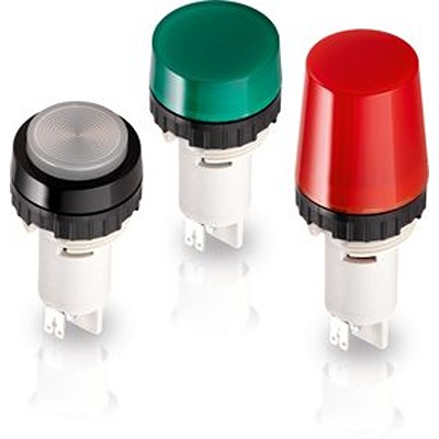 RAFI Green Round Push Button Lens for Use with Signal Lamps