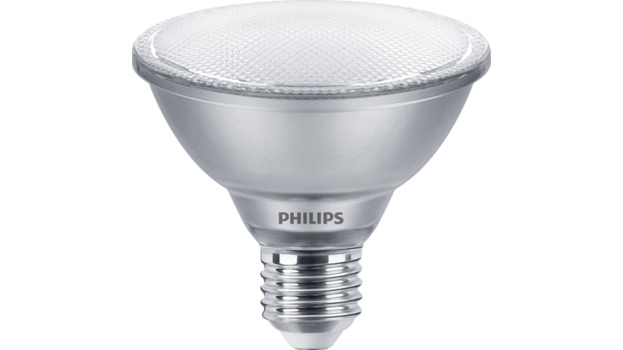 Philips MAS E27 LED Bulbs 9.5 W(75W), 3000K, White, PAR30S shape