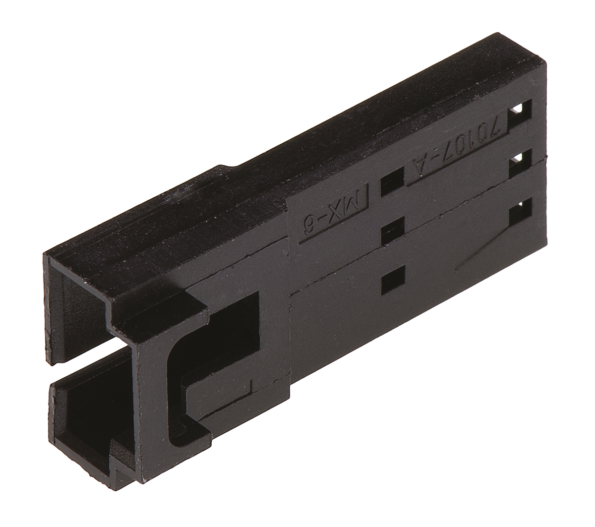 Molex, SL Male Connector Housing, 2.54mm Pitch, 3 Way, 1 Row
