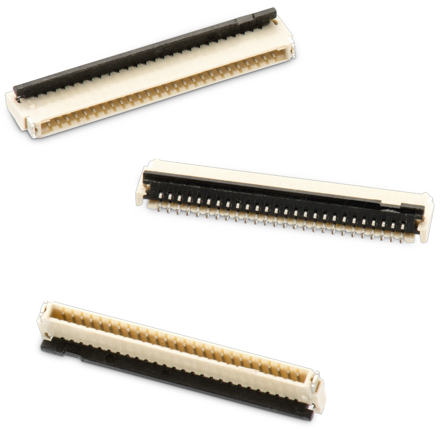 Wurth Elektronik, WR-FPC, 687 0.5mm Pitch 18 Way Horizontal Male FPC Connector, ZIF Top and Bottom contact