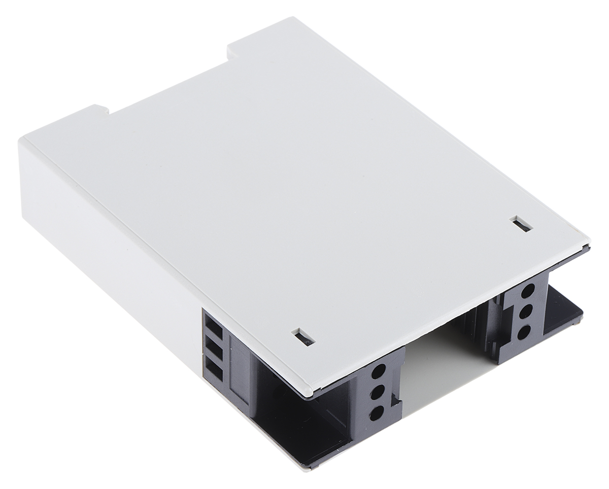 RS PRO DIN Rail Enclosure Enclosure Type, 75 x 22.5 x 98.5mm, Polycarbonate DIN Rail Enclosure