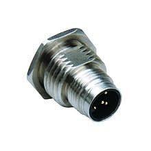 Brad from Molex Circular Connector, 4 Contacts, Panel, M12 Connector, Plug, Male, IP69K, Ultra-Lock Series