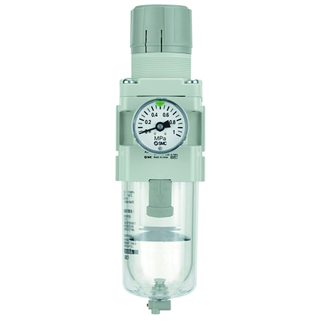 SMC AW20 Filter Regulator, 5μm, G 1/8, Automatic, 10 bar, AW20-F01C-D