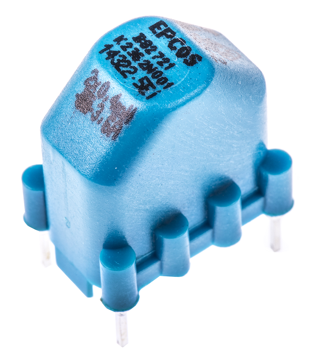 EPCOS 400 μH ±30% Ferrite Power Line Choke, 3.6A Idc, 35mΩ Rdc 250 V ac, B82721A