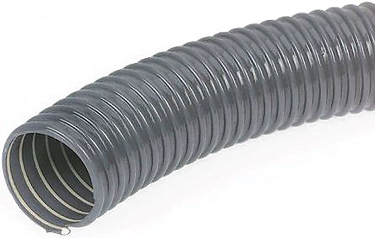 Merlett Plastics Grey PVC Flexible Ducting, 10m, 32mm ID