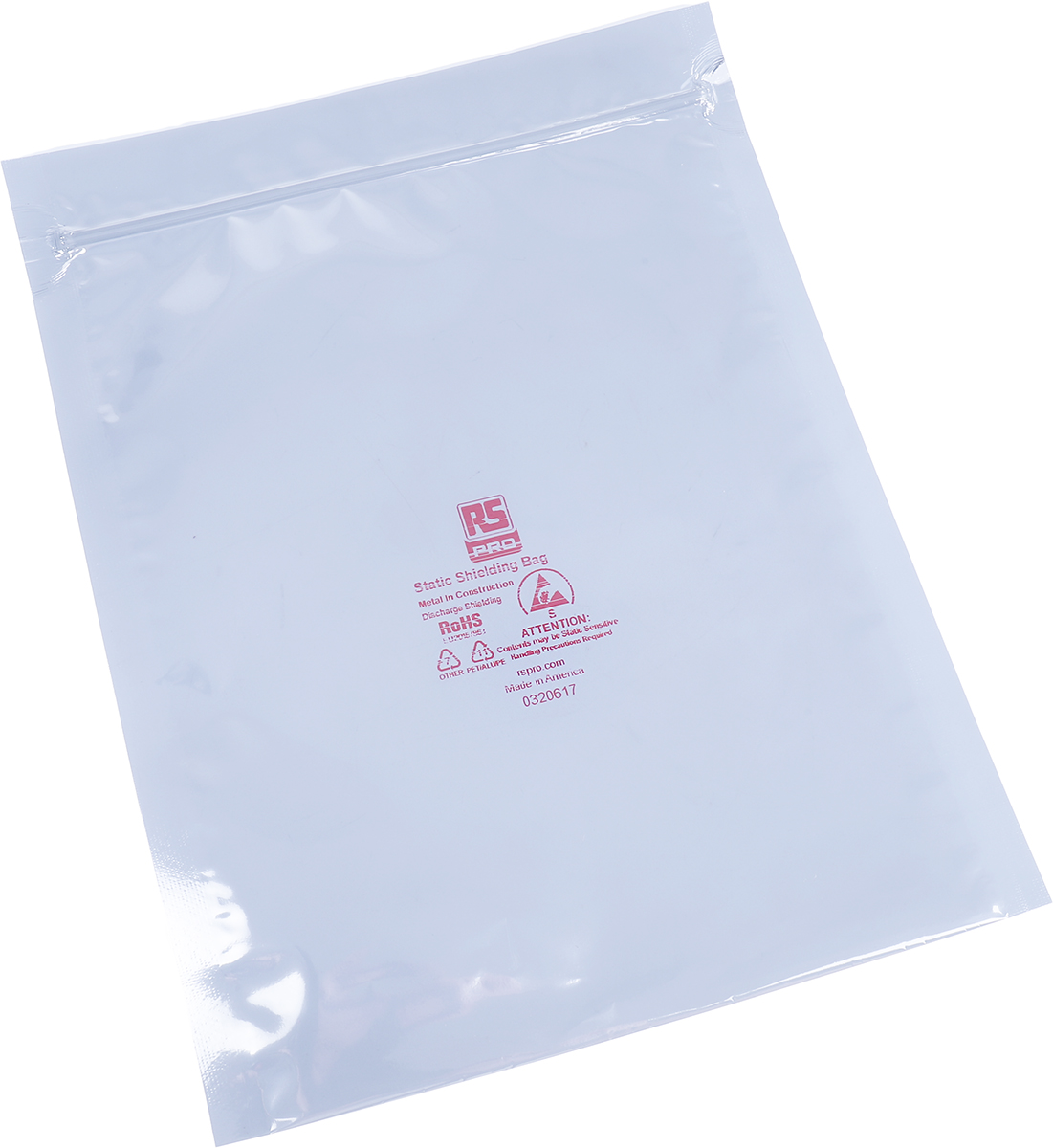 RS PRO Static Shielding Bag 152mm(W)x 203mm(L)