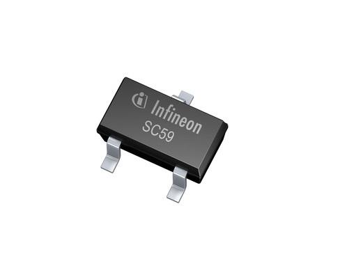Infineon Surface Hall Effect Sensor 2.7 V 18 V, SC-59, 3-Pin