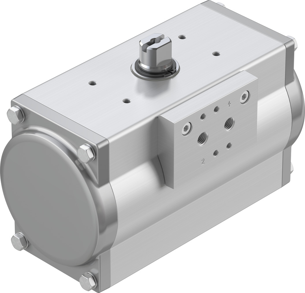Festo DFPD Series 8 bar Double Action Pneumatic Rotary Actuator, 90° Rotary Angle