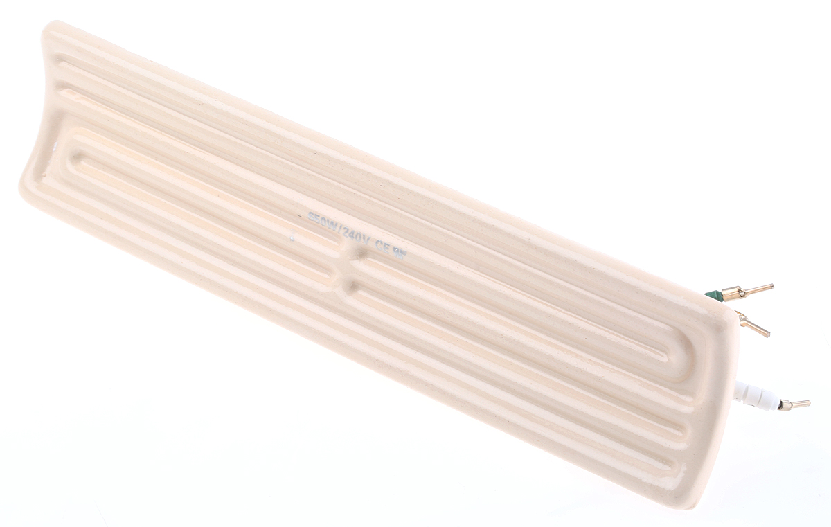 RS PRO Ceramic Heating Element, 245mm, 650 W, 230 V ac