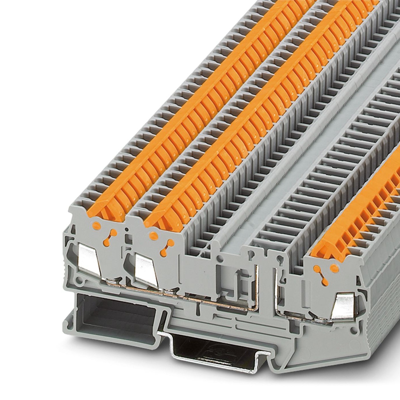 Phoenix Contact 3050413 QTC 1.5-TWIN-TG Series Grey, 1.5mm², Single-Level