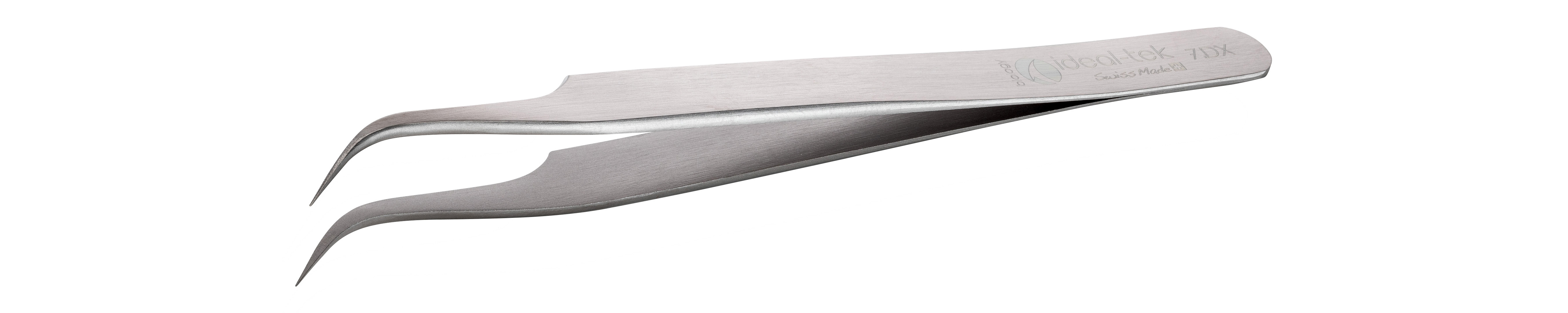 ideal-tek 120 mm, Stainless Steel, Curved, Tweezers