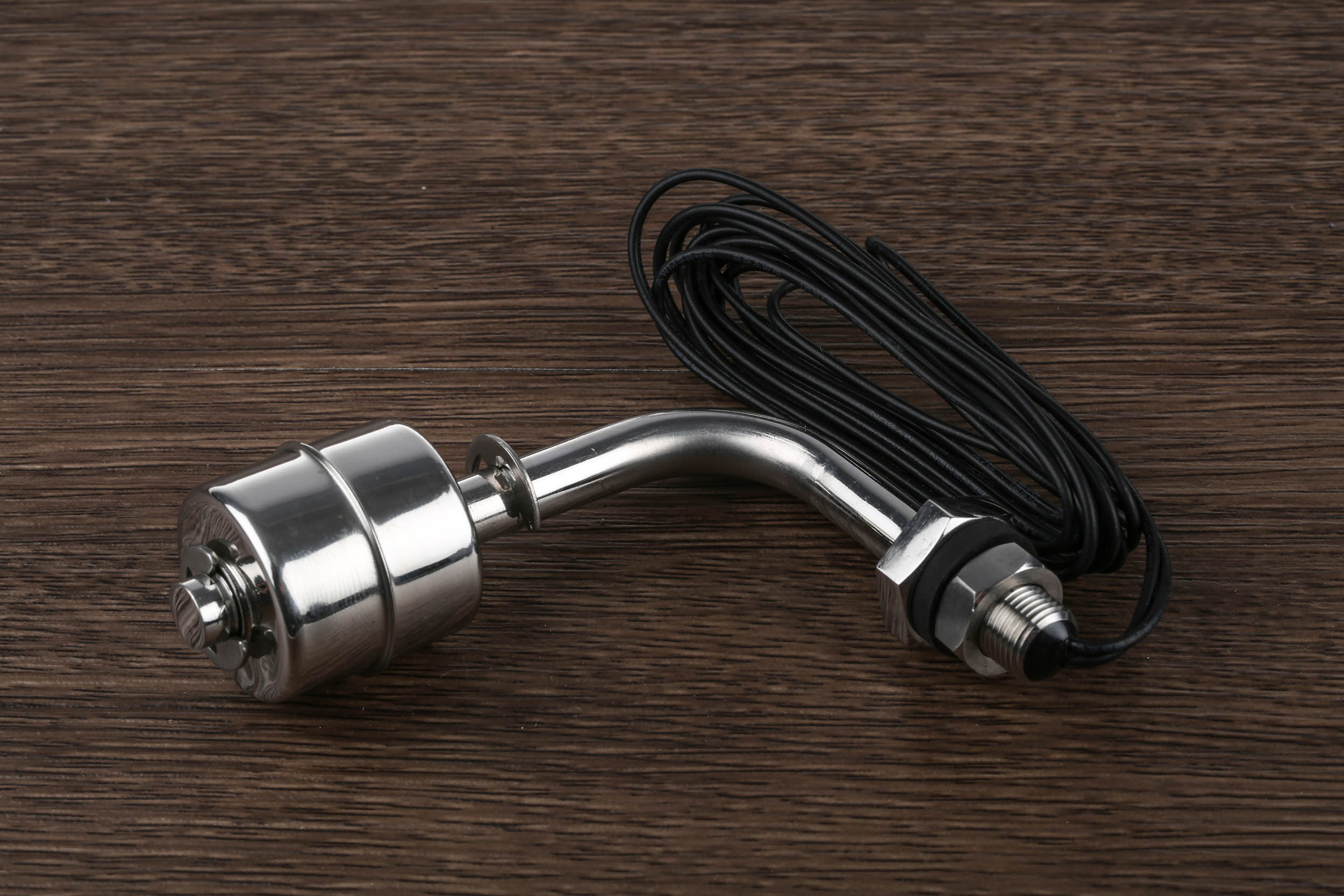 RS PRO Horizontal Stainless Steel Float Switch, Float, 300mm Cable, Direct Load, 300V ac Max, 300V dc Max